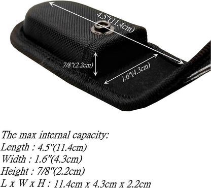 Multitool Belt Sheath for Leatherman, Gerber - Nylon Knife Pouch for Folding Knife - Snap Closure Knife Holder with Horizontally or Vertically Carry Belt Loop