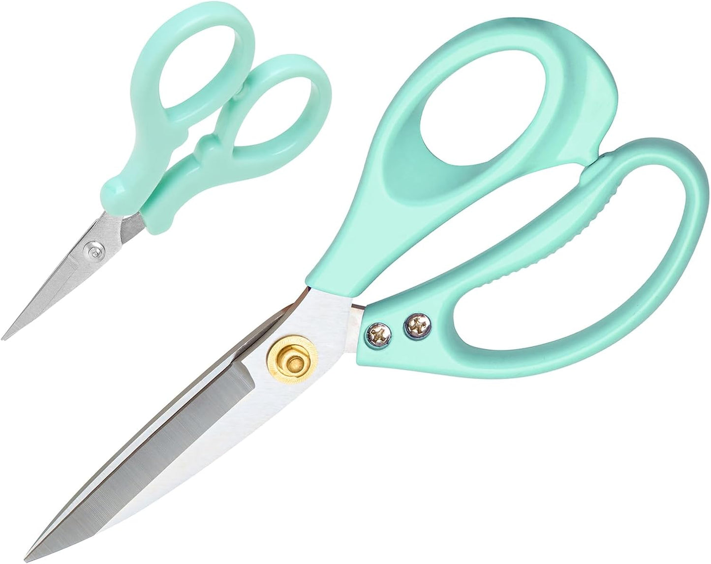 All Purpose Kitchen Scissors, Kitchen Shears Heavy Duty - Dishwasher Safe Food Scissors- Multipurpose Cooking Shears for Meat Poultry Food, Herbs, and Fish, Comfort Grip Handles, White