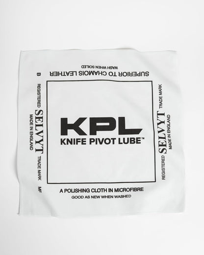 Knife Pivot Lube - KPL Ultimate Microfiber Cloth - Polishing Pocket Knife Handkerchief for Cleaning Knives, Premium Knife Oil Cloth for Blade Care, Selvyt MF 14 Inch