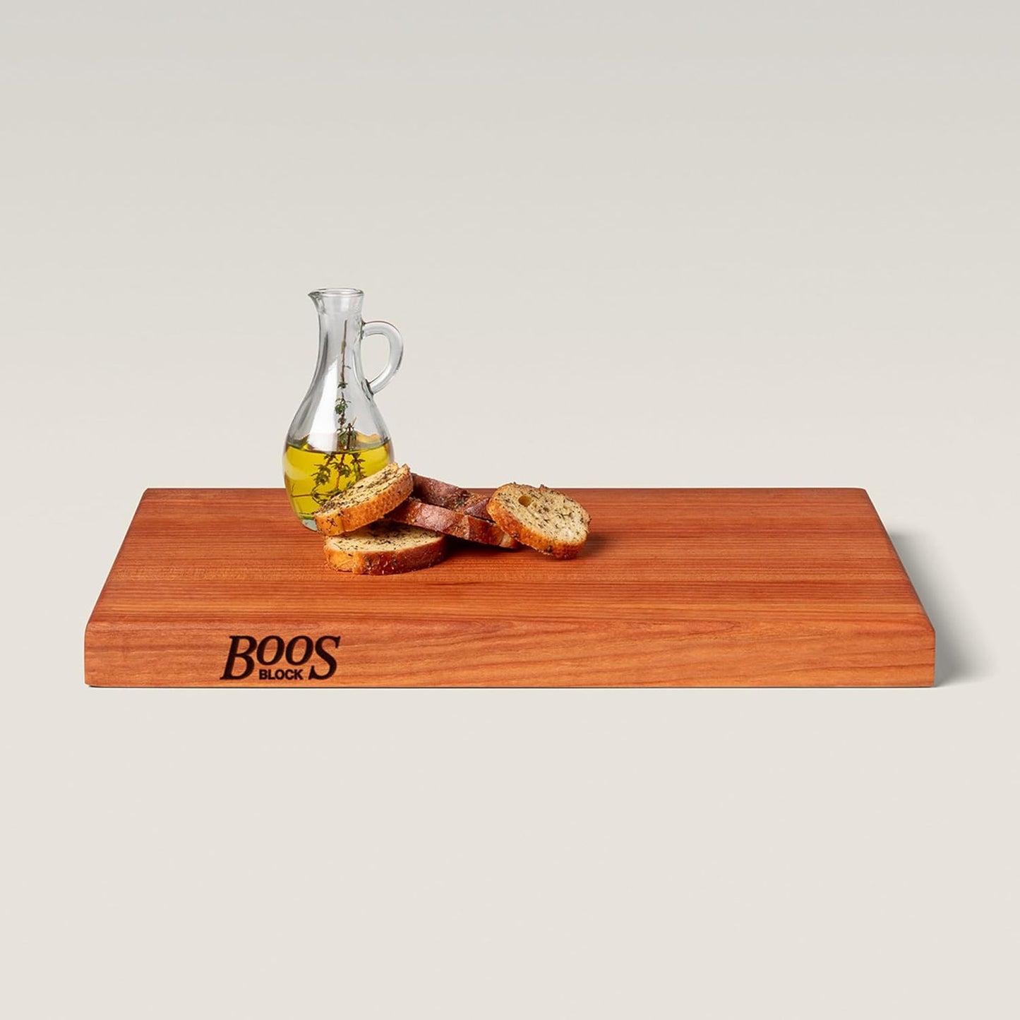 John Boos R-Board Series Rectangular Wooden Maple Cutting Board 20”x15” – 1.5” Thick, 12-lb Reversible Butcher Block with Edge-Grain & Finger Grips – Made in the USA