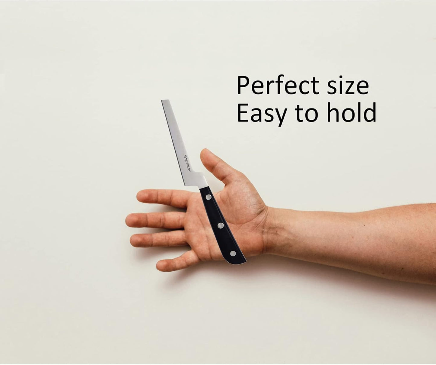 Cheese Knife, MATTSTONE HILL Cheese Knives Set - Soft & Semi Hard Cheese Knife, Soft Cheese Slicer, Cheese Cleaver, Hard Cheese Cutter, Premium Stainless Steel, Wood Handle