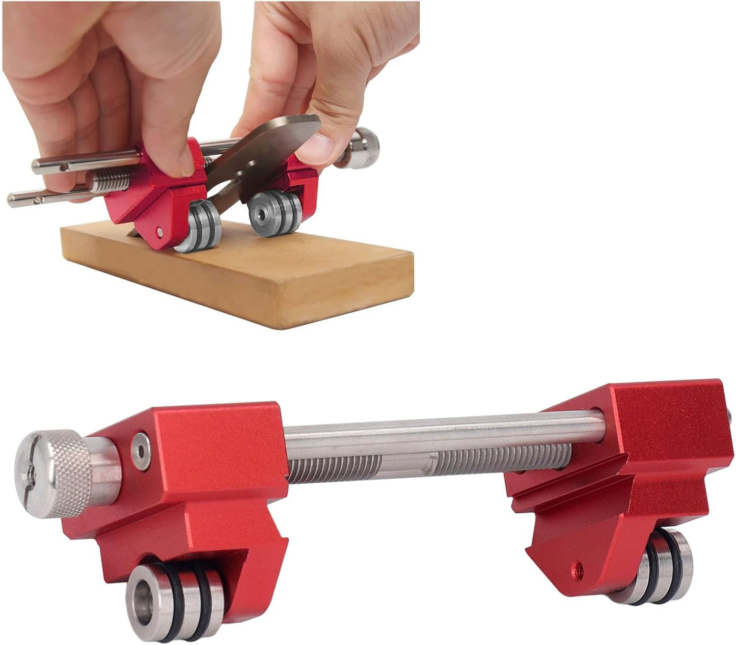 Honing Guide Tool - Sharp Pebble Honing Guide, Chisel Sharpening Kit Guide, Adjustable Fixed Angle Woodworking Sharpener For Flexible Utilization On Wooden Chisels, Planers, Carving Knives