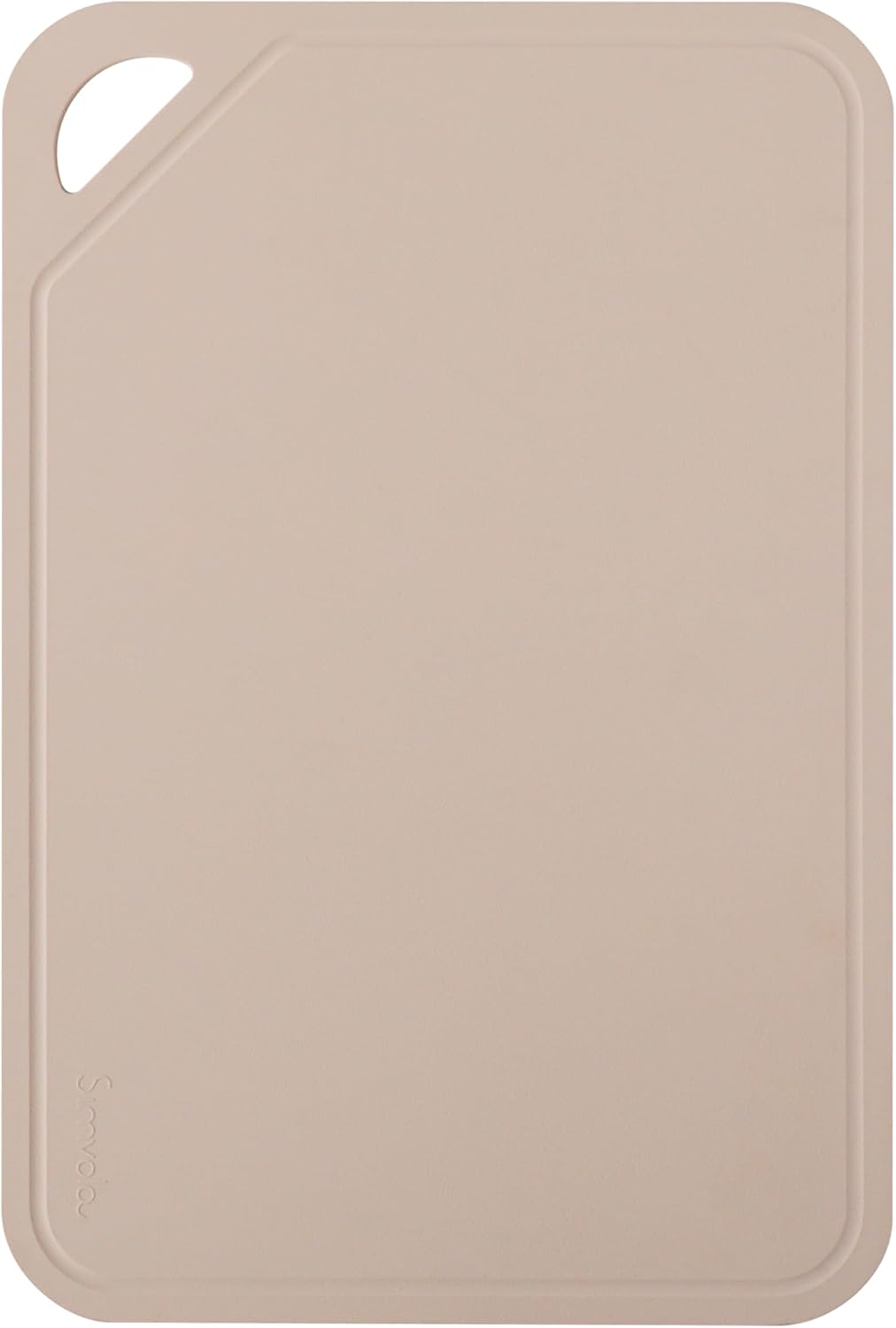 Flexible Cutting Board – Premium TPU Cutting Mat, Thick, Knife Friendly, Non-Slip, Dishwasher Safe Kitchen Prep Board, Made in Korea, Beige Large (1 Pack)