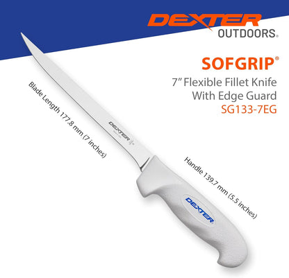 Dexter Outdoors 6" SOFGRIP Fillet Knife | Includes Edge Guard