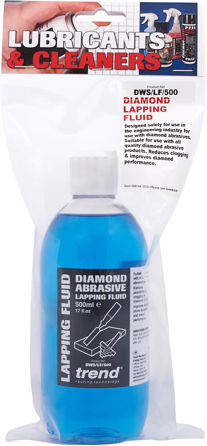 Trend Diamond Abrasive Lapping Fluid, 3.4 fl oz, Blue, Professional Grade Sharpening Fluid for Optimum Performance, DWS/LF/100