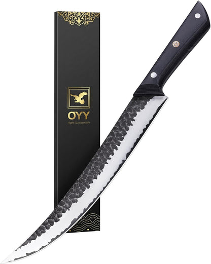 3.7 Inch Hand Forged Paring Knife, VG10 High Carbon 3-Layer Clad Steel Small Kitchen Knife, Ultra Sharp Full Tang for Peeling, Slicing & Delicate Prep, Gift Box for Men & Women