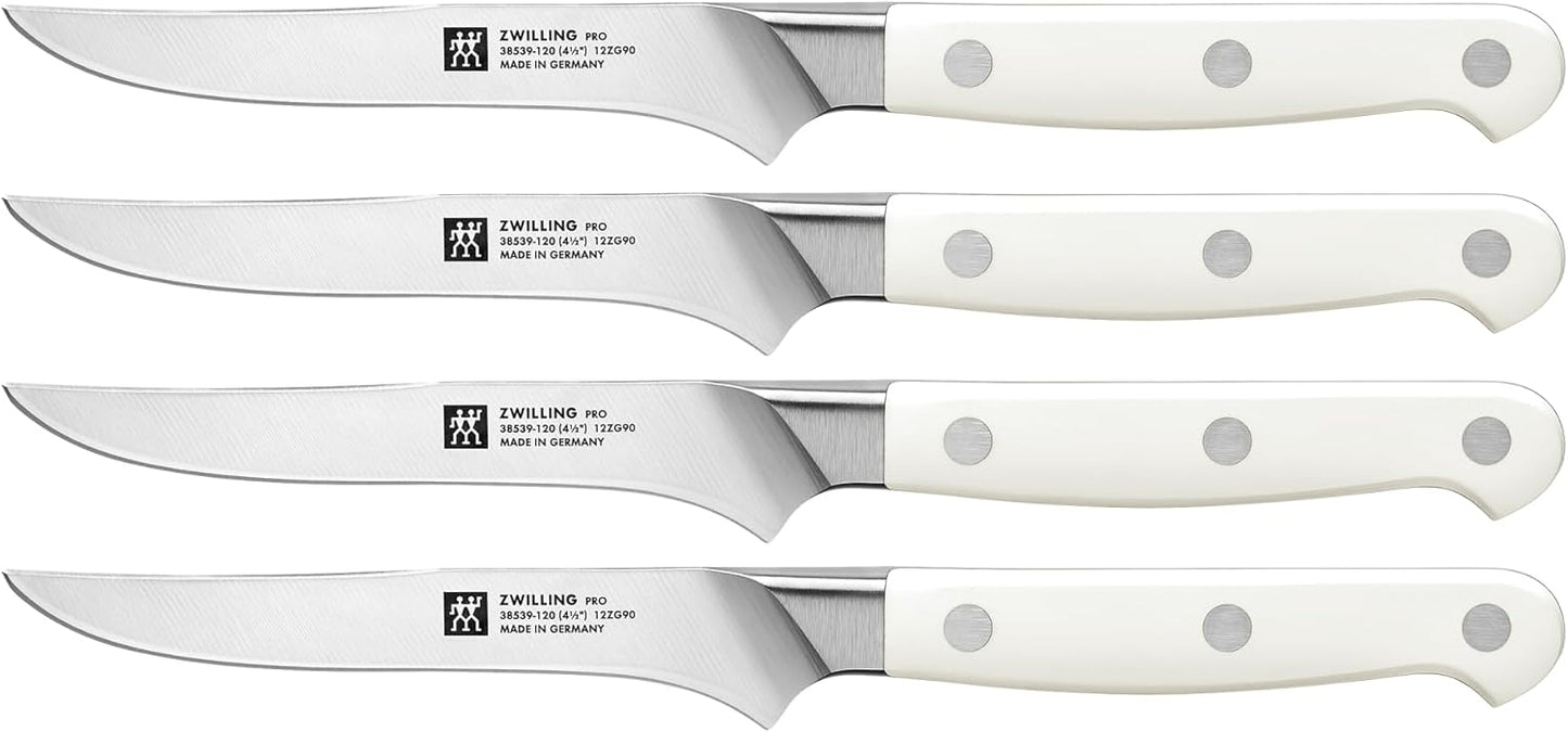 ZWILLING Pro Le Blanc 7-pc Self-Sharpening Knife Block Set