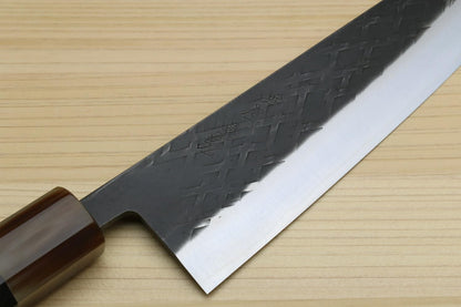 Yoshihiro Kurouchi Stainless Clad High Performance SLD Japanese Petty-Kiritsuke Knife (6" (150mm) & Saya Cover)