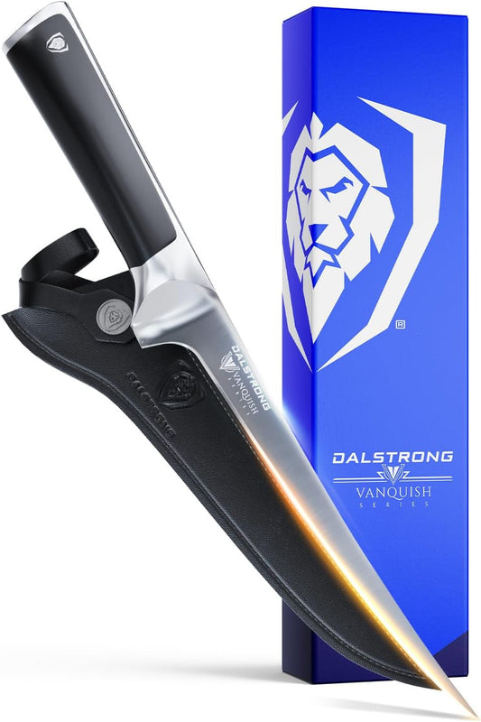 Dalstrong Slicing & Carving Knife - 12 inch - Vanquish Series - Forged High Carbon German Steel - POM Handle - Professional Kitchen Knife Gift - Razor Sharp Slicer Knife - NSF Certified