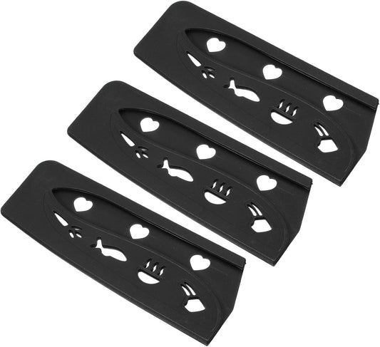 PATIKIL 3Pcs Plastic Safety Knife Cover Sleeves for 7" Nakiri Knife, Chopping Knives Guard Blade Protector Universal Knife Sheath for Kitchen Bar, Pink