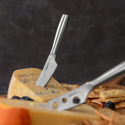 Boska Cheese & Spreading Knife Set Mini Copenhagen – Set of 7 Compact Knives – For All Types of Cheese, Butter, Jam & Other Spreads – Dishwasher Safe – Lightweight – Strong Stainless Steel – Ergonomic