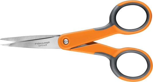 Fiskars All Purpose Scissors, High Performance Cutting, Stainless Steel Blades, Ergonomic and Comfort Handles, Perfect for Arts and Crafts and the Office, Scissors for Office
