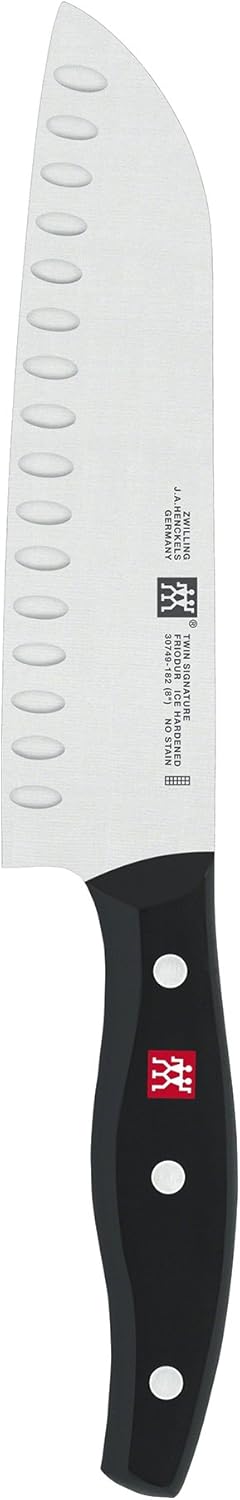 ZWILLING TWIN Signature 7-inch Hollow Edge Santoku Knife