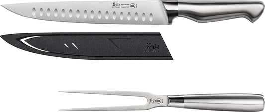 Cangshan Sanford Series 1027198 German Steel 2-Piece Carving Set with Sheath