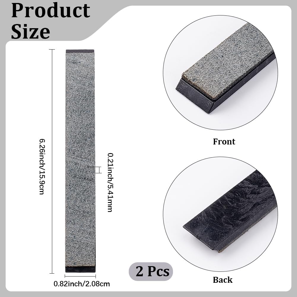 Rectangular Stropping Honing Strop Sharpener Cowhide Leather Strop Sharpening Stone Cowhide Leather Sharp Edges Strop Polishing Woodcarving Tools for Knife Sharpening Polish