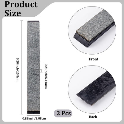 Rectangular Stropping Honing Strop Sharpener Cowhide Leather Strop Sharpening Stone Cowhide Leather Sharp Edges Strop Polishing Woodcarving Tools for Knife Sharpening Polish