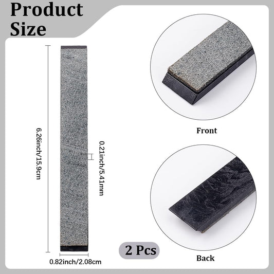 Rectangular Stropping Honing Strop Sharpener Cowhide Leather Strop Sharpening Stone Cowhide Leather Sharp Edges Strop Polishing Woodcarving Tools for Knife Sharpening Polish
