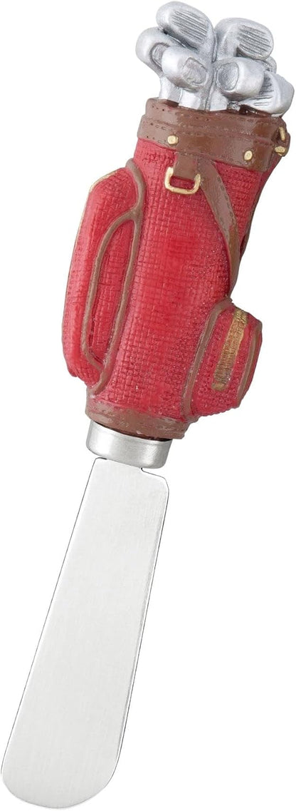 Supreme Housewares Tennis Ball Cheese Spreaders, Hand-Painted Resin Handles with Stainless Steel Blades for Spreading Cream Cheese, Butter, Jam, or Sandwich, Set of 4