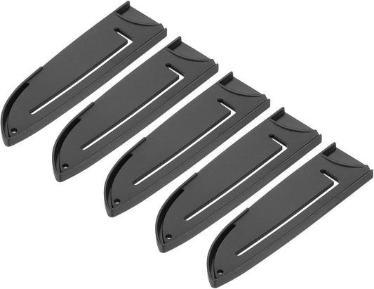 PATIKIL 2Pcs PP Universal Knife Cover, Knife Protector Sleeve for 5" Petty Knife Guard Cover for Kitchen, Dining Room, Black
