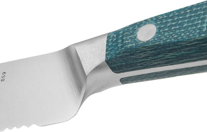 Arcos Forged Boning Knife in Nitrum Stainless Steel, Professional 6 Inch Butcher Knife for Removing Meat from Bones, Ergonomic Blue Handle, Brooklyn Series