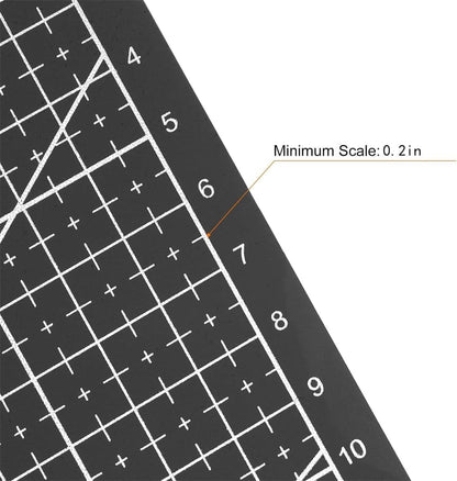 Self Healing Sewing Mat, Rotary Cutting Mat Double Sided 5-Ply Craft Cutting Board for Sewing Crafts Hobby Fabric Precision Scrapbooking Project 9inch x 12inch (A4-Black)