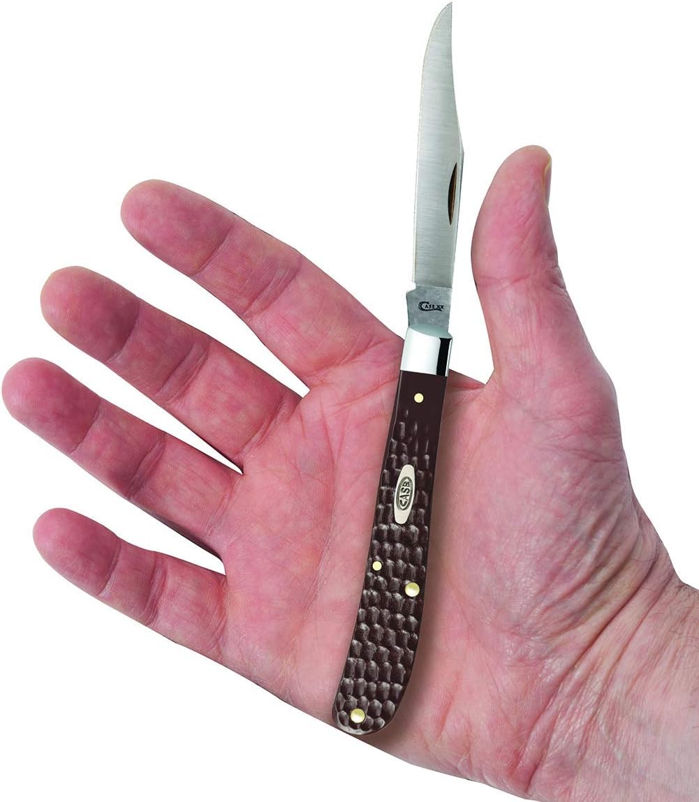 Case WR XX Pocket Knife Yellow Synthetic Slimline Trapper Cv Item #031 - (31048 Cv) - Length Closed: 4 1/8 Inches