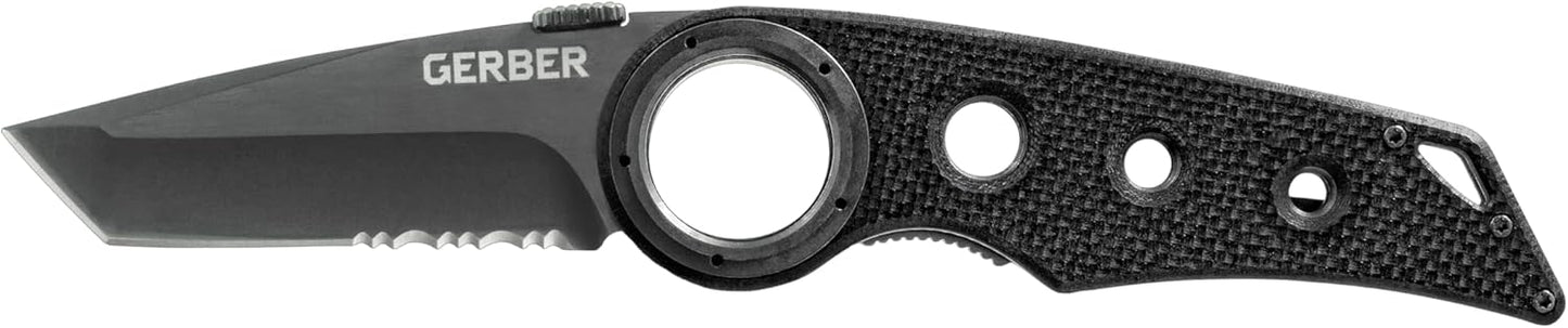 Gerber Gear Remix Folding Pocket Knife, 3" Fine Edge Blade Pocket Knife for Survival and Camping, Gray