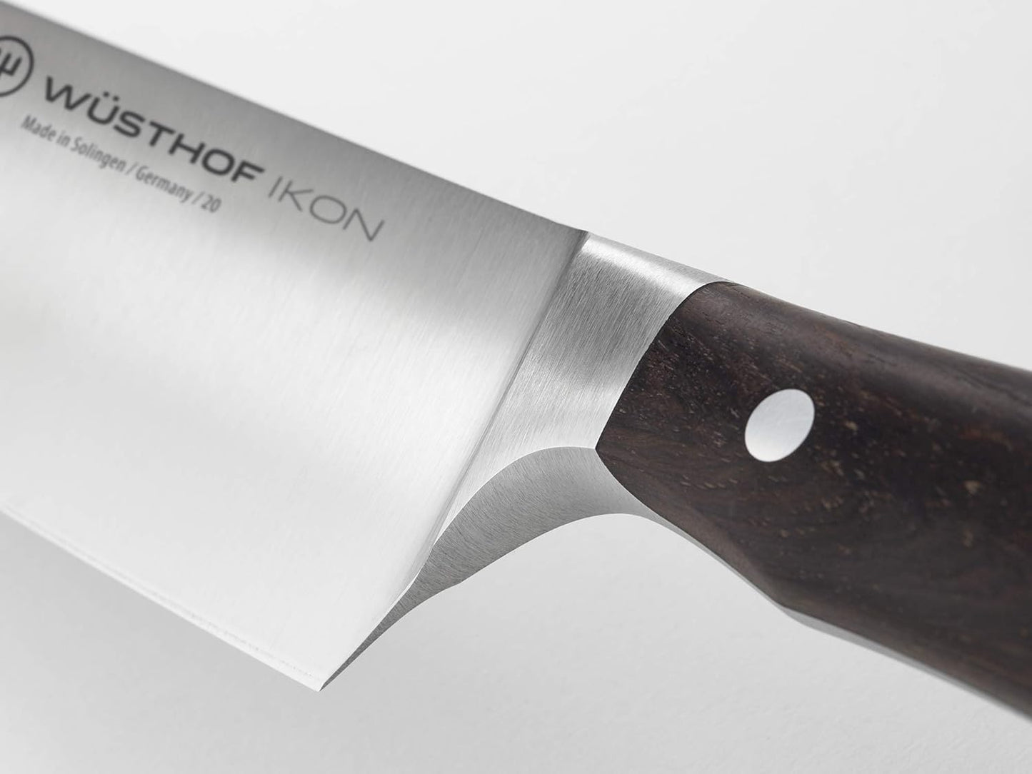 Wusthof IKON Honing Steel, 10", Brown