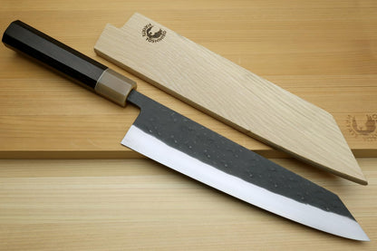 Yoshihiro Kurouchi Stainless Clad High Performance SLD Japanese Petty-Kiritsuke Knife (6" (150mm) & Saya Cover)