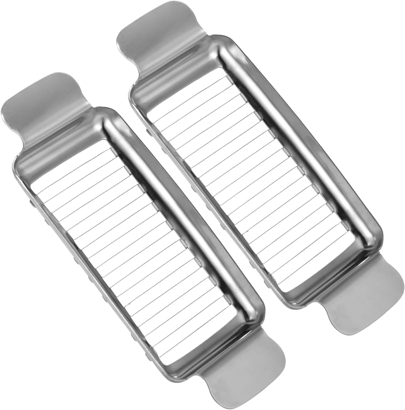 2 Pcs Butter & Cheese Slicer Cutter for Butter Squares and Block Cheese, Ergonomic Handheld Stainless Steel Wire Slicer for Cutting Butter and Soft Food