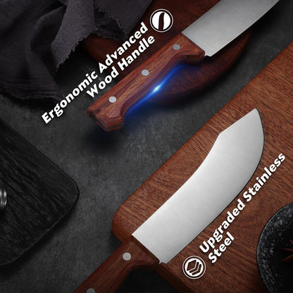 TAN REN Japanese Gyuto Chef Knife, 7 Inch Stainless Steel Chef Knife