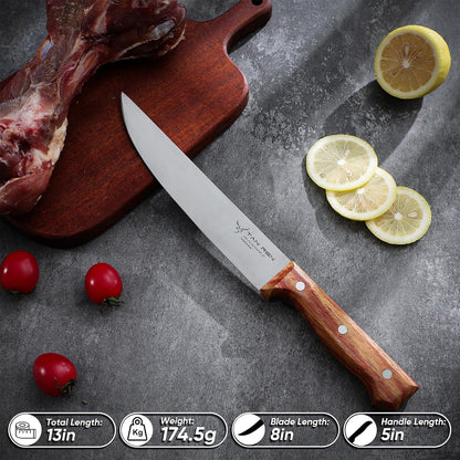 TAN REN Japanese Gyuto Chef Knife, 7 Inch Stainless Steel Chef Knife