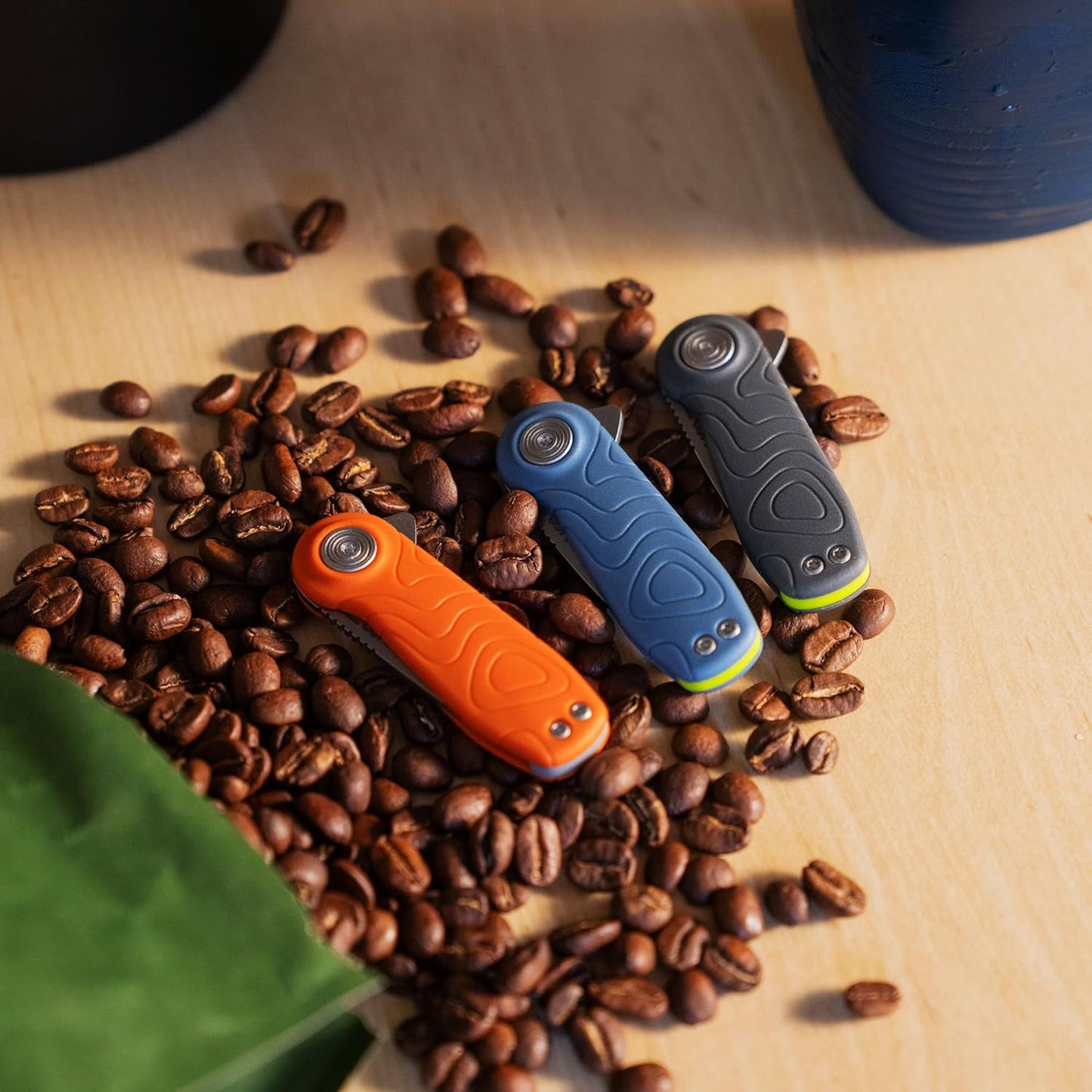 Tinkham Liner Lock Pocket Knife with D2 Steel Blade, Tiger Orange, 1.5 Inch Blade