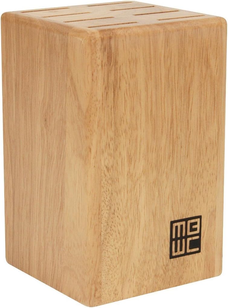 8-Piece Steak Knife Block for 4" Steak Knives, Wood Natural Finish