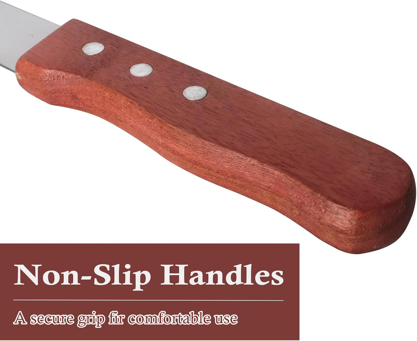 Bread Knife, Stainless Steel Serrated Bread Knife for Homemade Bread, Cakes & Bagels, 10 Inch Kitchens Knifes Saw Breads Cutter, Bagel Sourdough Slicer Knifes with Wooden Handle