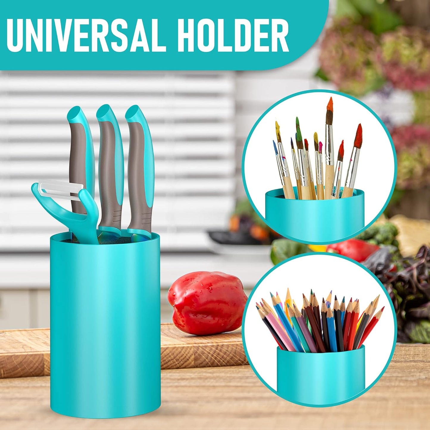 5-Piece Kids Knife Set for Real Cooking | Stainless Steel Chef, Paring & Serrated Knives with Peeler & Holder | Safe Junior Chef Cooking Set for Kids (5 pcs, Pink)