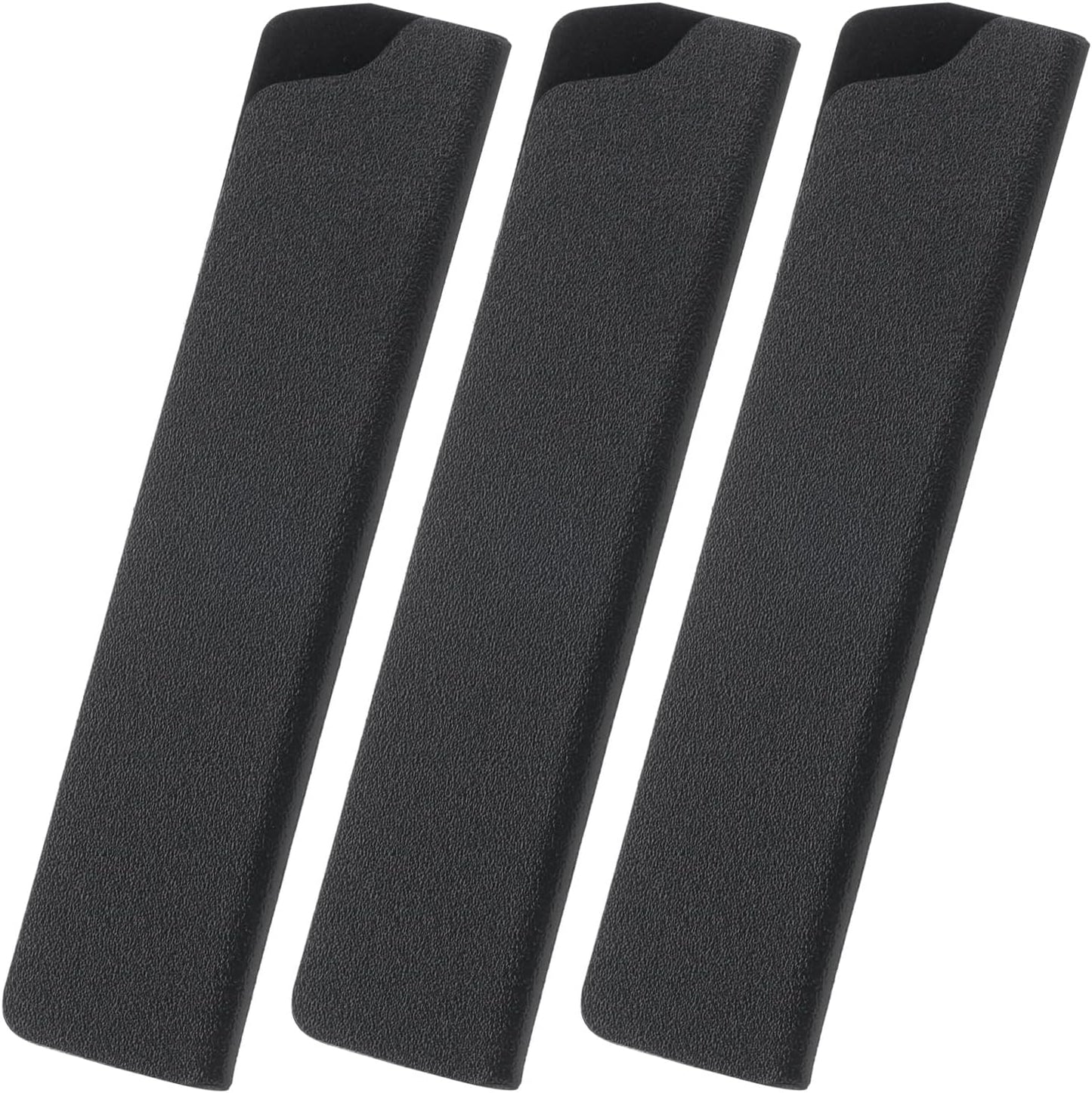 5 Pcs Knife Cover Sleeves, 8.3" x 1.4" ABS Knives Edge Guard Blade Protector Universal Knife Sheath for Home Kitchen, Black