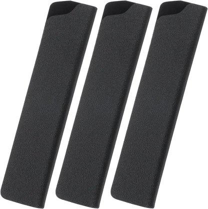 5 Pcs Knife Cover Sleeves, 8.3" x 1.4" ABS Knives Edge Guard Blade Protector Universal Knife Sheath for Home Kitchen, Black