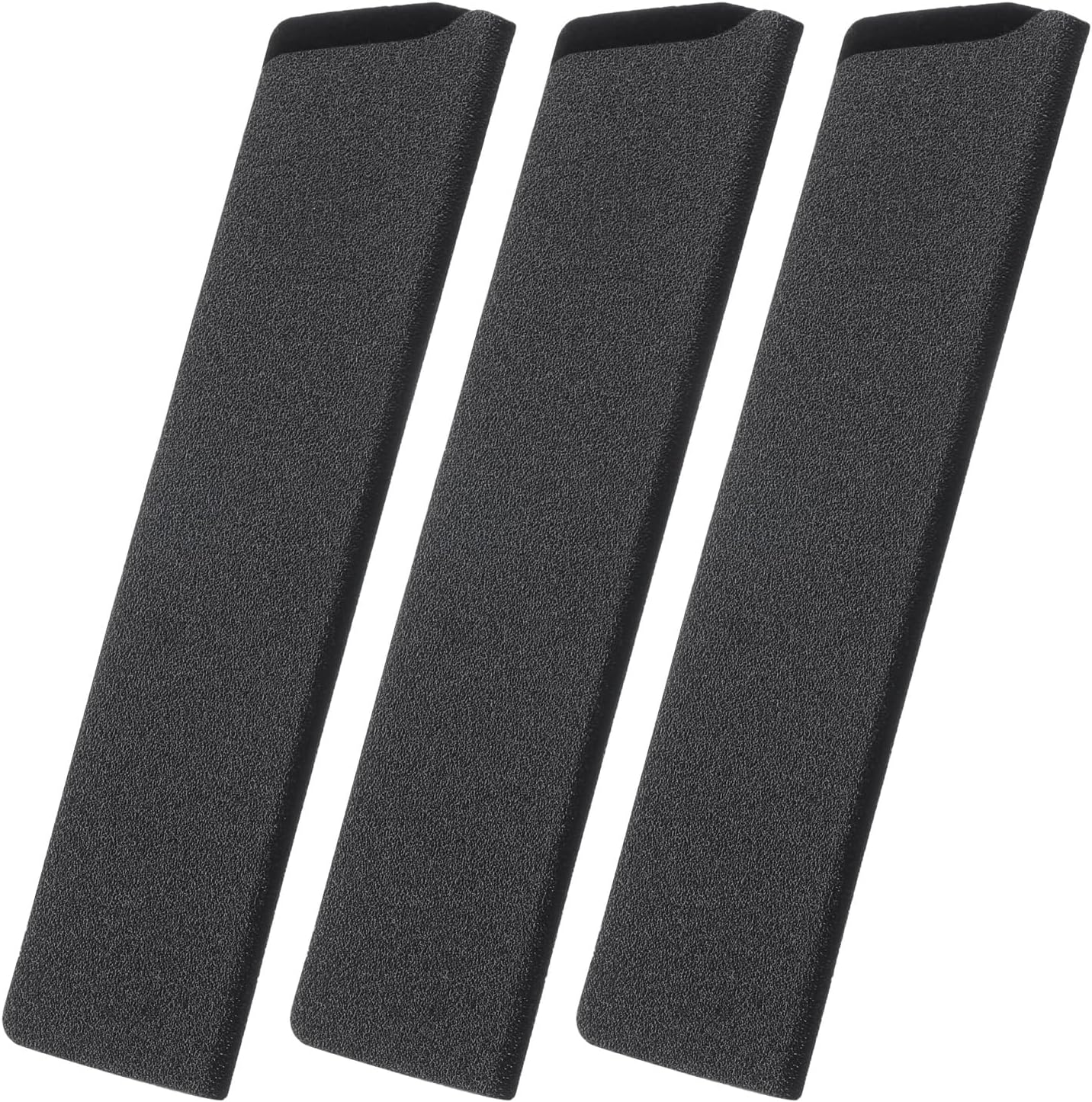 5 Pcs Knife Cover Sleeves, 8.3" x 1.4" ABS Knives Edge Guard Blade Protector Universal Knife Sheath for Home Kitchen, Black