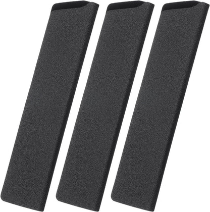 5 Pcs Knife Cover Sleeves, 8.3" x 1.4" ABS Knives Edge Guard Blade Protector Universal Knife Sheath for Home Kitchen, Black