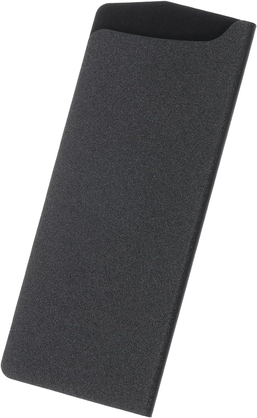 5 Pcs Knife Cover Sleeves, 8.3" x 1.4" ABS Knives Edge Guard Blade Protector Universal Knife Sheath for Home Kitchen, Black