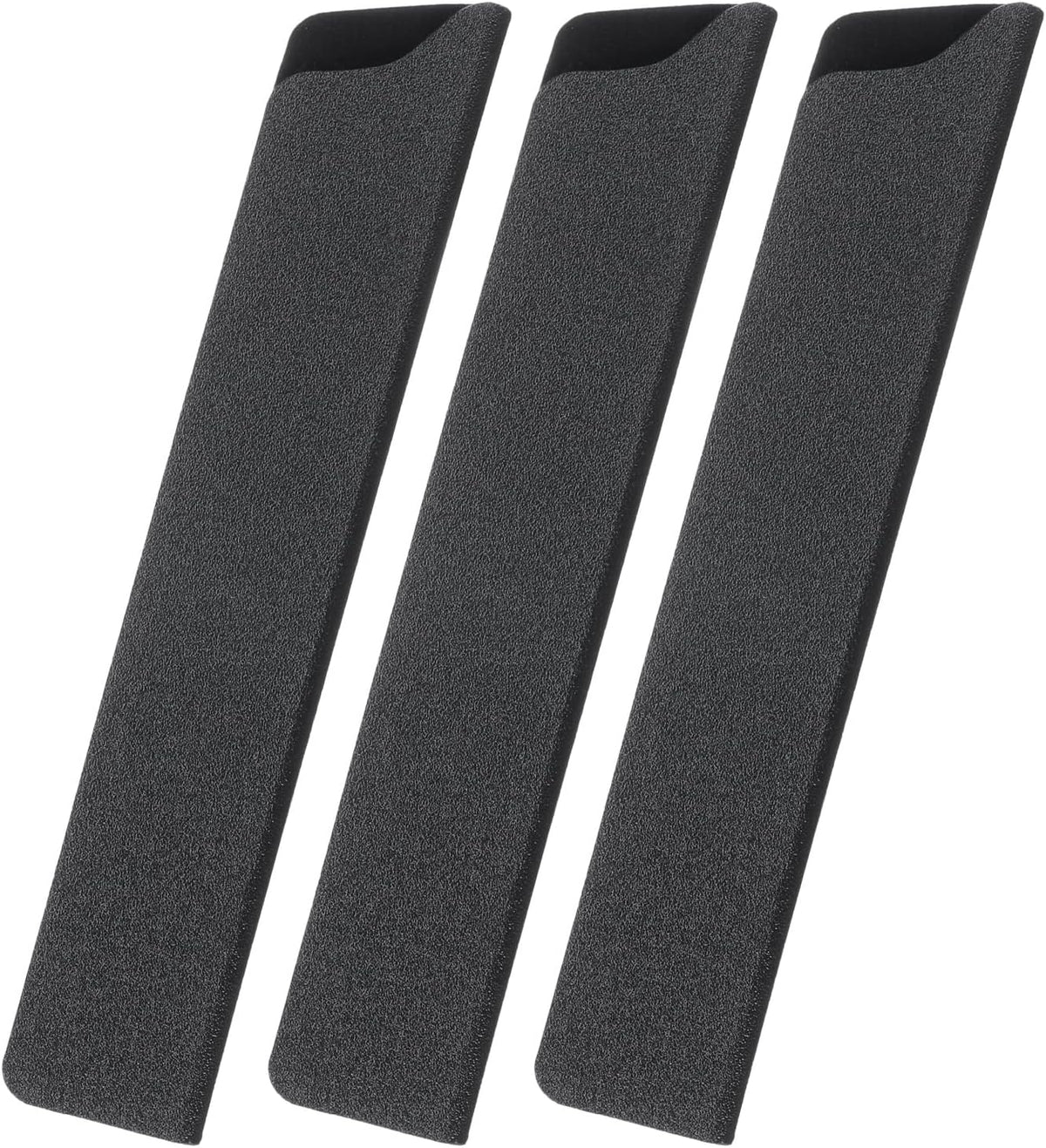 5 Pcs Knife Cover Sleeves, 8.3" x 1.4" ABS Knives Edge Guard Blade Protector Universal Knife Sheath for Home Kitchen, Black