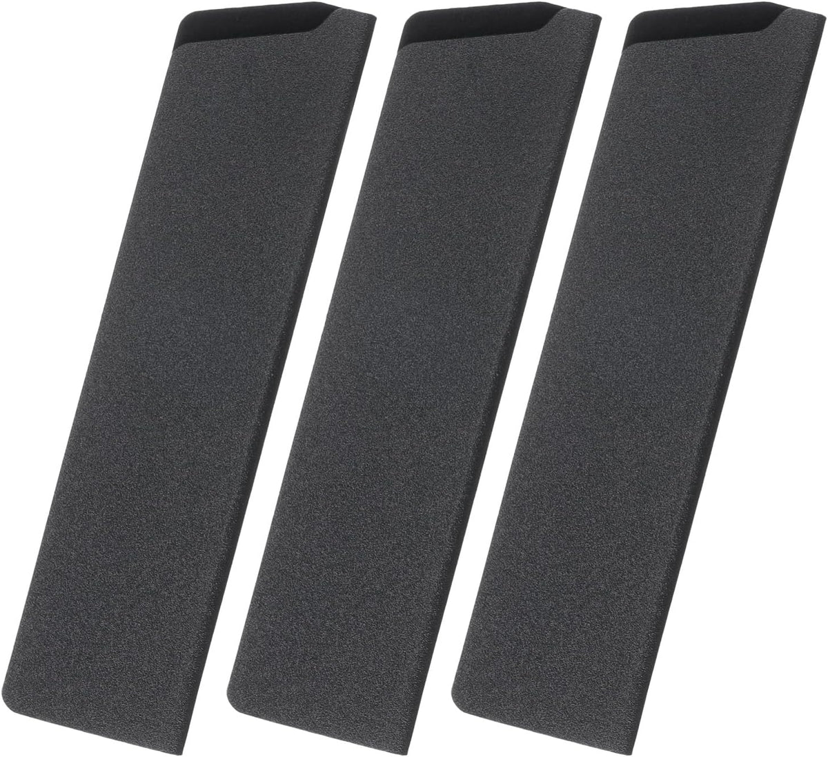 5 Pcs Knife Cover Sleeves, 8.3" x 1.4" ABS Knives Edge Guard Blade Protector Universal Knife Sheath for Home Kitchen, Black