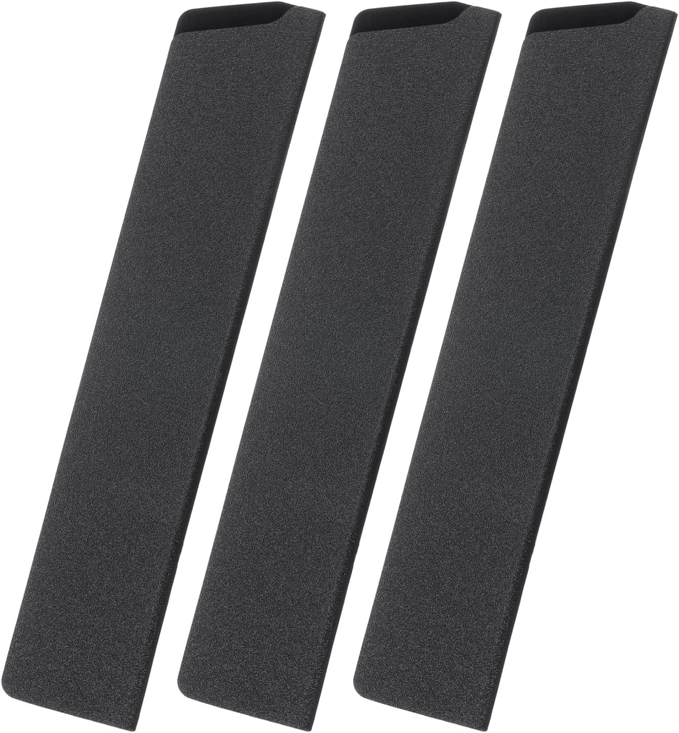 5 Pcs Knife Cover Sleeves, 8.3" x 1.4" ABS Knives Edge Guard Blade Protector Universal Knife Sheath for Home Kitchen, Black