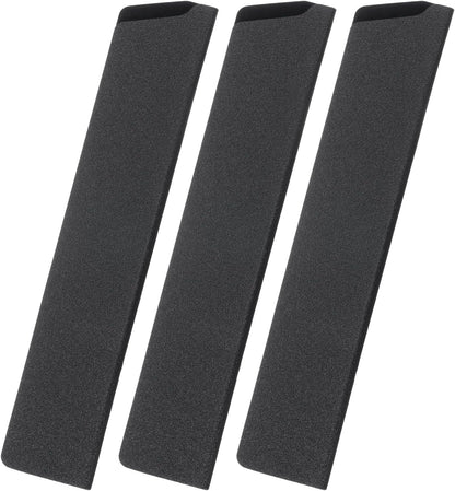 5 Pcs Knife Cover Sleeves, 8.3" x 1.4" ABS Knives Edge Guard Blade Protector Universal Knife Sheath for Home Kitchen, Black