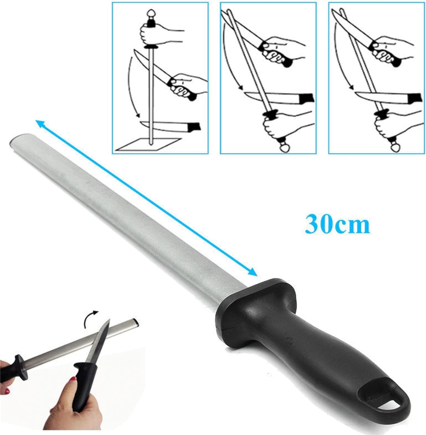 Knife Sharpener Diamond Knife Sharpener Chef Sharpening Stones Steel Knife Grinder Home Chopper Sharpeners 1Pcs