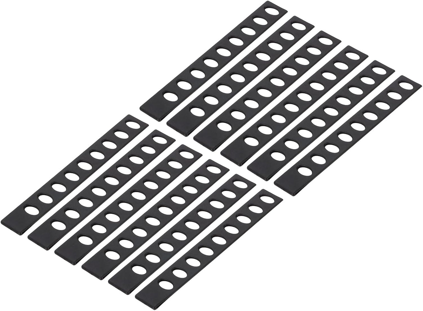 12Pcs PP Universal Blade Edge Guard Cover, Blade Cutting Edge Sleeve of 6" Blade Cover for Kitchen, Dining Room, Black