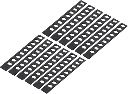 12Pcs PP Universal Blade Edge Guard Cover, Blade Cutting Edge Sleeve of 6" Blade Cover for Kitchen, Dining Room, Black