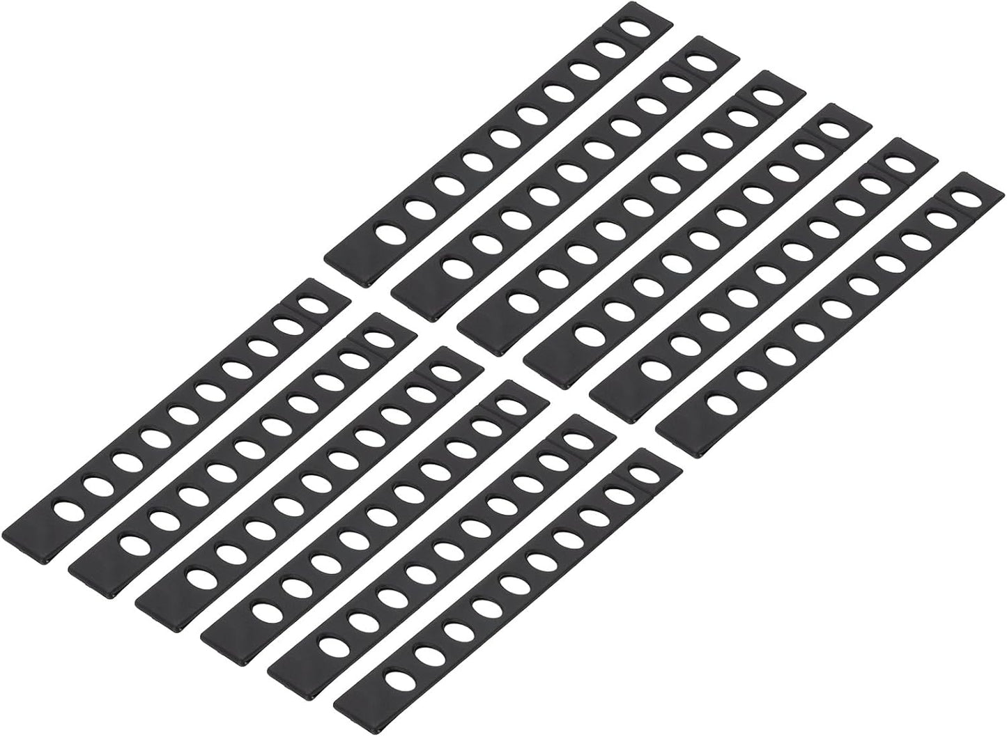 12Pcs PP Universal Blade Edge Guard Cover, Blade Cutting Edge Sleeve of 6" Blade Cover for Kitchen, Dining Room, Black