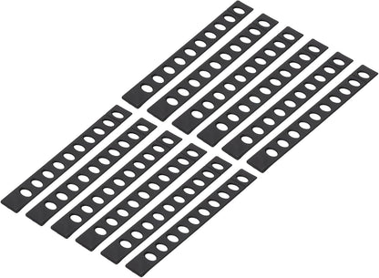 12Pcs PP Universal Blade Edge Guard Cover, Blade Cutting Edge Sleeve of 6" Blade Cover for Kitchen, Dining Room, Black